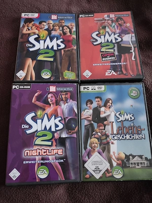 Die Sims Hauptspiel plus Erweiterungen + Lebensgeschichten 