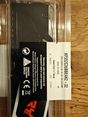 Kingston 2x16Gb DDR5 Arbeitsspeicher 5200Mhz