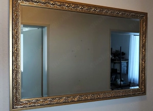 Vintage Spiegel mit Goldrahmen 