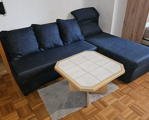 Jugend Couch mit Schlaffunktion in Blau gut erhalten