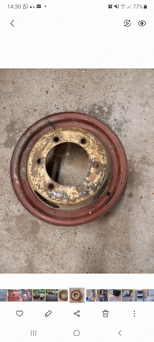 16 Zoll Felge Klein LKW Mercedes 