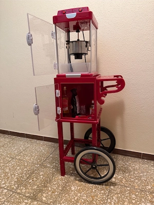 Popcornmaschine "Movie" mit Wagen