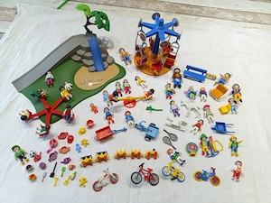 Playmobil   Kinder-Spielplatz und Karussell