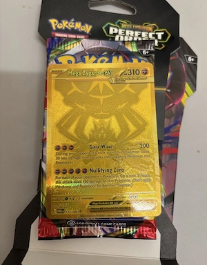 mega zygarde Ex Full art Gold Pokemon 