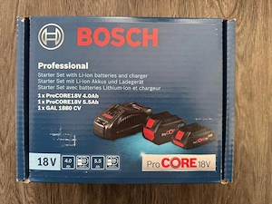 Bosch Professional Starter Set Pro Core 18V 1*4,0Ah 1*5,5Ah NEU