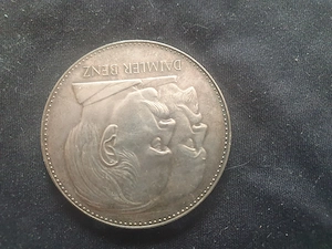 daimler benz gedenkmünzen 75j.und 100j.