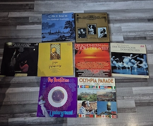 Verschiedene Schallplatten 