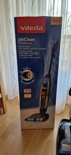 Vileda JetClean 3in1 Saugwischer   für die Nass- und Trockenreinigung
