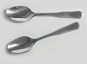 2 Kaffeelöffel kleine Löffel Amefa stainless 13,5cm Sammler vintage 70er 