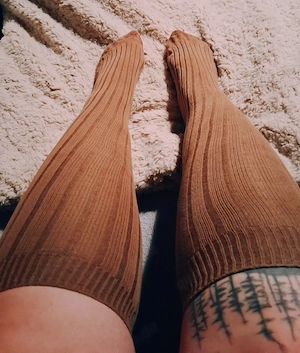 getragene Bundeswehr-Socken 