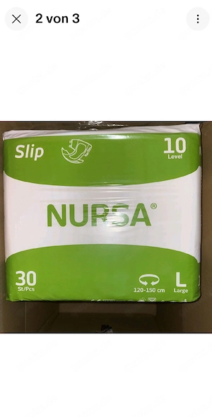 Inkontinenz Windeln gröse L 