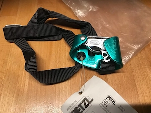 Fuss Steigklemme Petzl B02 neu mit orginal Edikette 