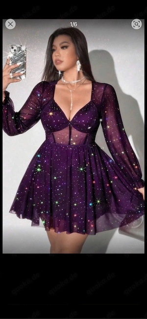 Glitzerkleid