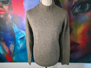 Jack & Jones Pullover mit Stehkragen XL beige meliert