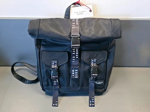 Ted Baker Sport Rucksack Backpack Rollup unisex schwarz