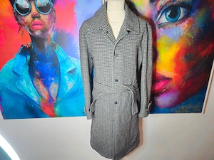 Barena Venice Designer Mantel Größe 52   L Wolle