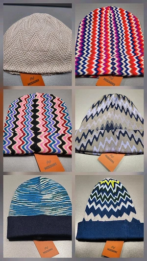 MISSONI Designer Beanie Onesize Unisex Italy Auflösung Konvolut