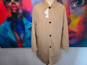 LACOSTE Mantel beige Größe 50   M wendbar -NEU- limited