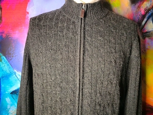 GALERIA Merino-Cashmere Cardigan Strickjacke Größe XXL anthrazit Bild 4