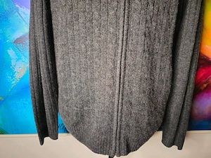 GALERIA Merino-Cashmere Cardigan Strickjacke Größe XXL anthrazit Bild 5