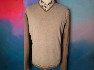 Carolina Herrera Pullover XL, gekämmte Baumwolle neuwertig