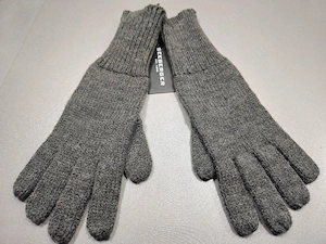 SEEBERGER Strickhandschuhe Onesize   Unisex grau melliert Wollmix