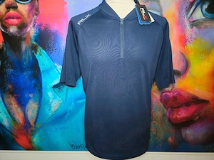 RLX Ralph Lauren Slim fit Performance Pullover Gr. L blau -NEU-