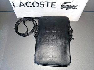 Lacoste Echtleder Handytasche integrierte induktive Powerbank Bild 2