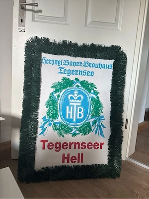 Tafelschild Brauhaus Tegernsee Rarität 