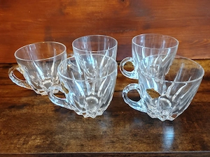 5x Bleikristall Teeglas Set Nachtmann 