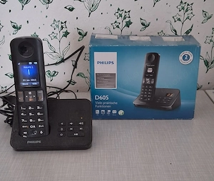 Schurloses Telefon Philips D 605 mit AB