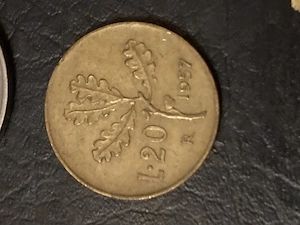 Münze Münzen Umlaufmünze Italien 20 Lire 1957