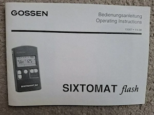 GOSSEN SIXTOMAT flash mit Originalverpackung Bild 2