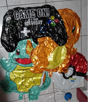 Heliums Ballons Sonic - Pokemon