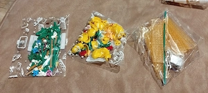 Neu Bausatz Blumenstrauß mit Licht Vase