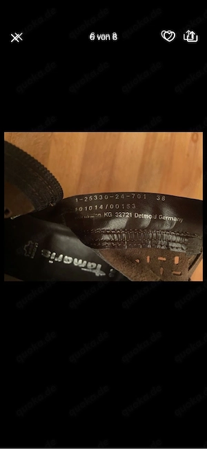 echt leder stiefeletten neu! tamaris 38