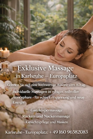 Massage in Karlsruhe   Ruhe, Entspannung, Wohlbefinden