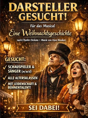 Darsteller & Sänger gesucht für Musicalprojekt (ehrenamtlich!)