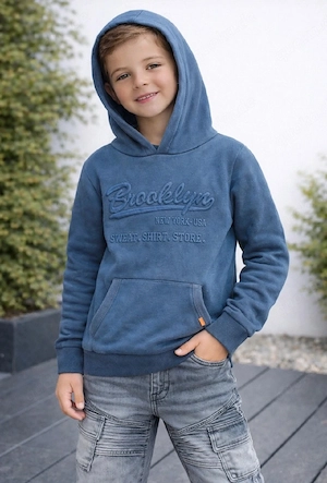 blauer jungen Pullover in Größe 140