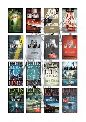 Sammlung 43 Bände (Konvolut) John Grisham (u.a. "Das Talent") Bild 3