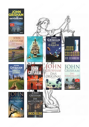 Sammlung 43 Bände (Konvolut) John Grisham (u.a. "Das Talent") Bild 4