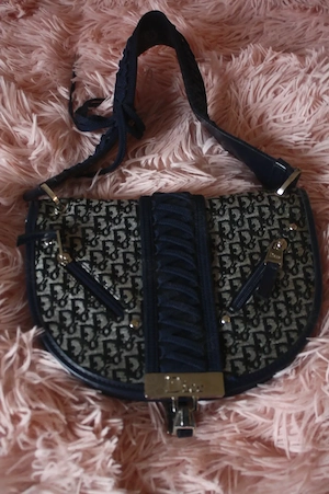 Kleine Handtasche like Dior Damentasche mit Schnürung 