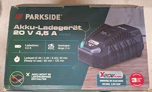 Parkside Ladegerät mit 4Ah Akku