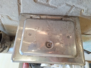 Ofenrohr mit Revisionsschacht