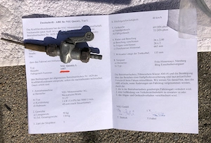 NSU Quickly L  Bj.1955 mit ABE zum Restaurieren