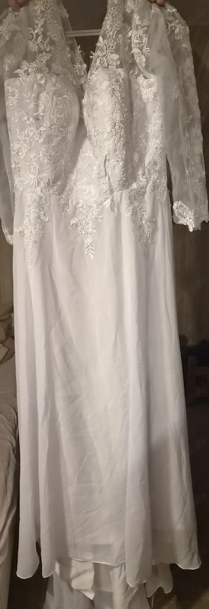 Hochzeitskleid mit 2 schleier 