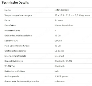 Minis Forum Mini PC UM350 Bild 8