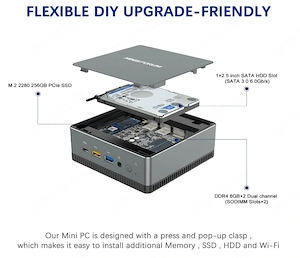 Minis Forum Mini PC UM350 Bild 3