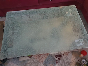 Glastisch zu verschenken 