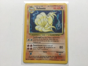 Pokémon Vulnona Sammelkarte Basis 12 102 Holo Rare 